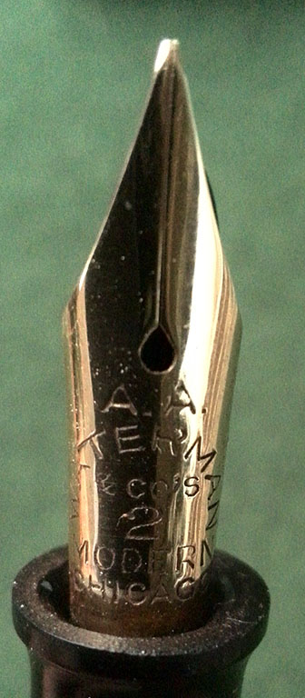 AA Waterman - nib detail